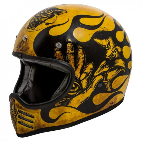 Premier MX BD 12 Full Face Helmet Yellow