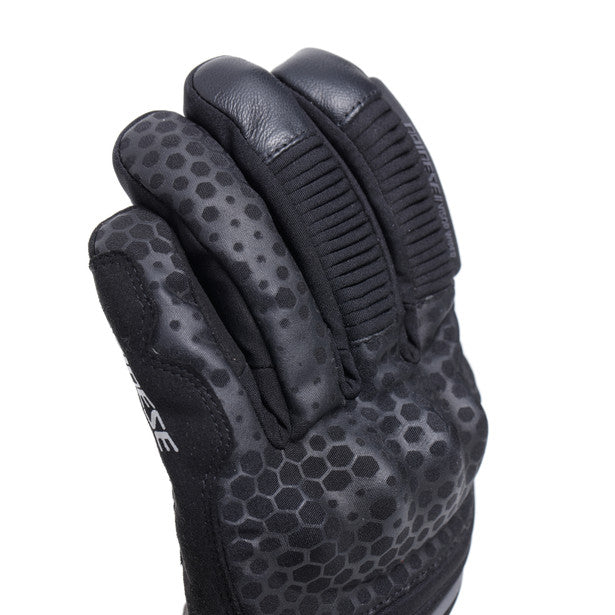 Dainese Tempest 2 D-Dry Short Thermal Textile Gloves Black