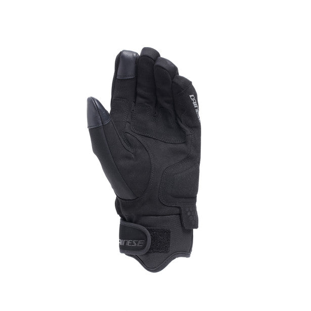 Dainese Tempest 2 D-Dry Short Thermal Textile Gloves Black