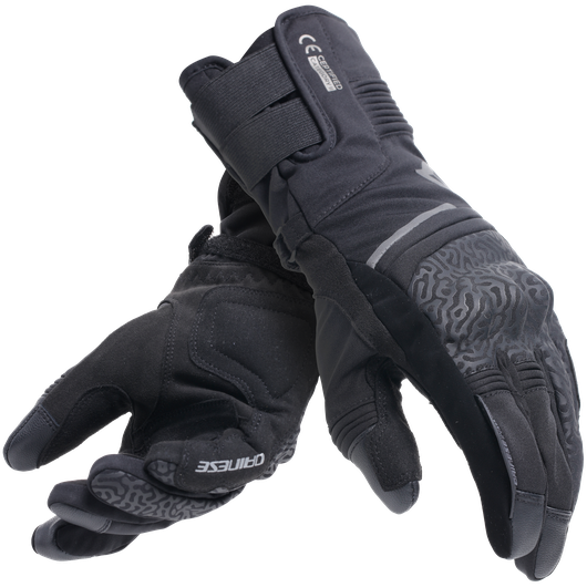 Dainese Tempest 2 D-Dry Ladies Touring Thermal Textile Gloves Black