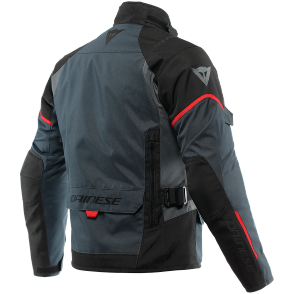 Dainese Tempest 3 D-Dry Touring Textile Jacket Ebony / Black / Lava Red