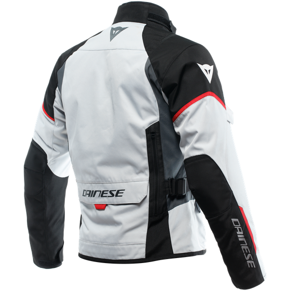 Dainese Tempest 3 D-Dry Touring Textile Jacket Glacier Grey / Black / Lava Red