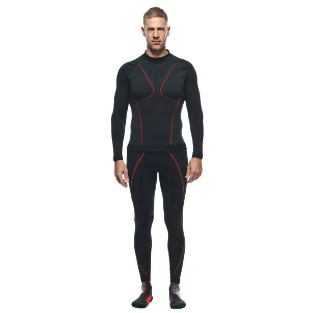 Dainese Thermo Long Sleeves Base Layer Top Black - FREE UK Shipping, FREE 365 Day Returns | Moto Central