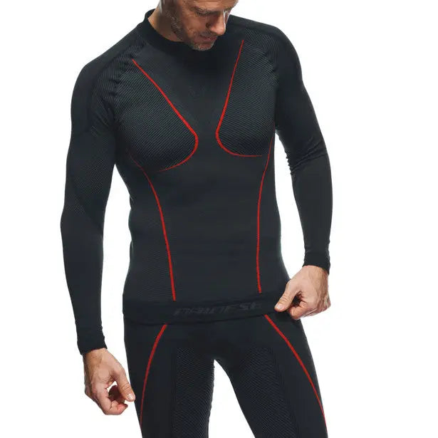 Dainese Thermo Long Sleeves Base Layer Top Black - FREE UK Shipping, FREE 365 Day Returns | Moto Central