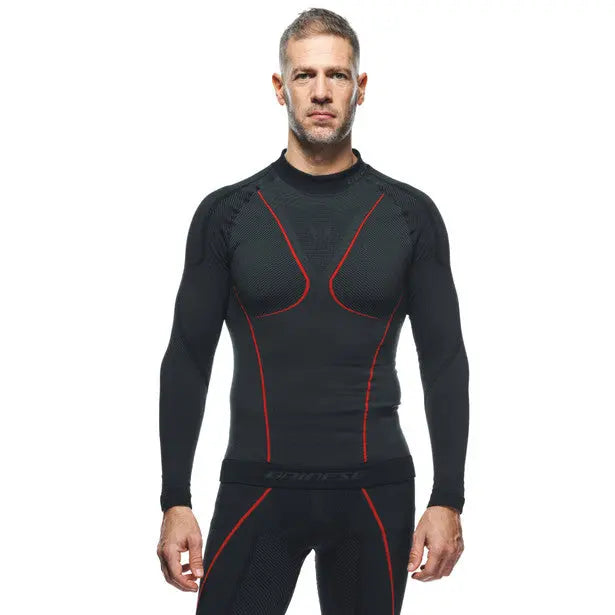 Dainese Thermo Long Sleeves Base Layer Top Black - FREE UK Shipping, FREE 365 Day Returns | Moto Central