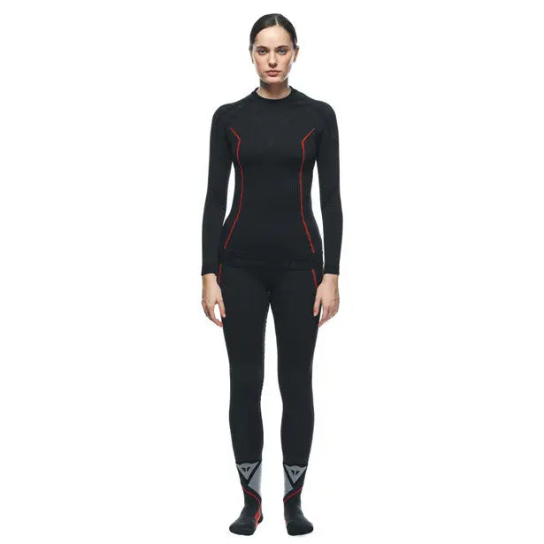 Dainese Thermo Ladies Long Sleeves Base Layer Top Black - FREE UK Shipping, FREE 365 Day Returns | Moto Central