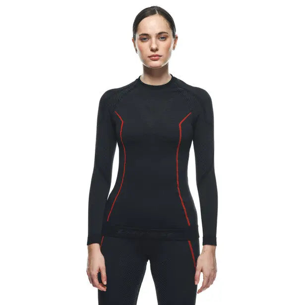 Dainese Thermo Ladies Long Sleeves Base Layer Top Black - FREE UK Shipping, FREE 365 Day Returns | Moto Central