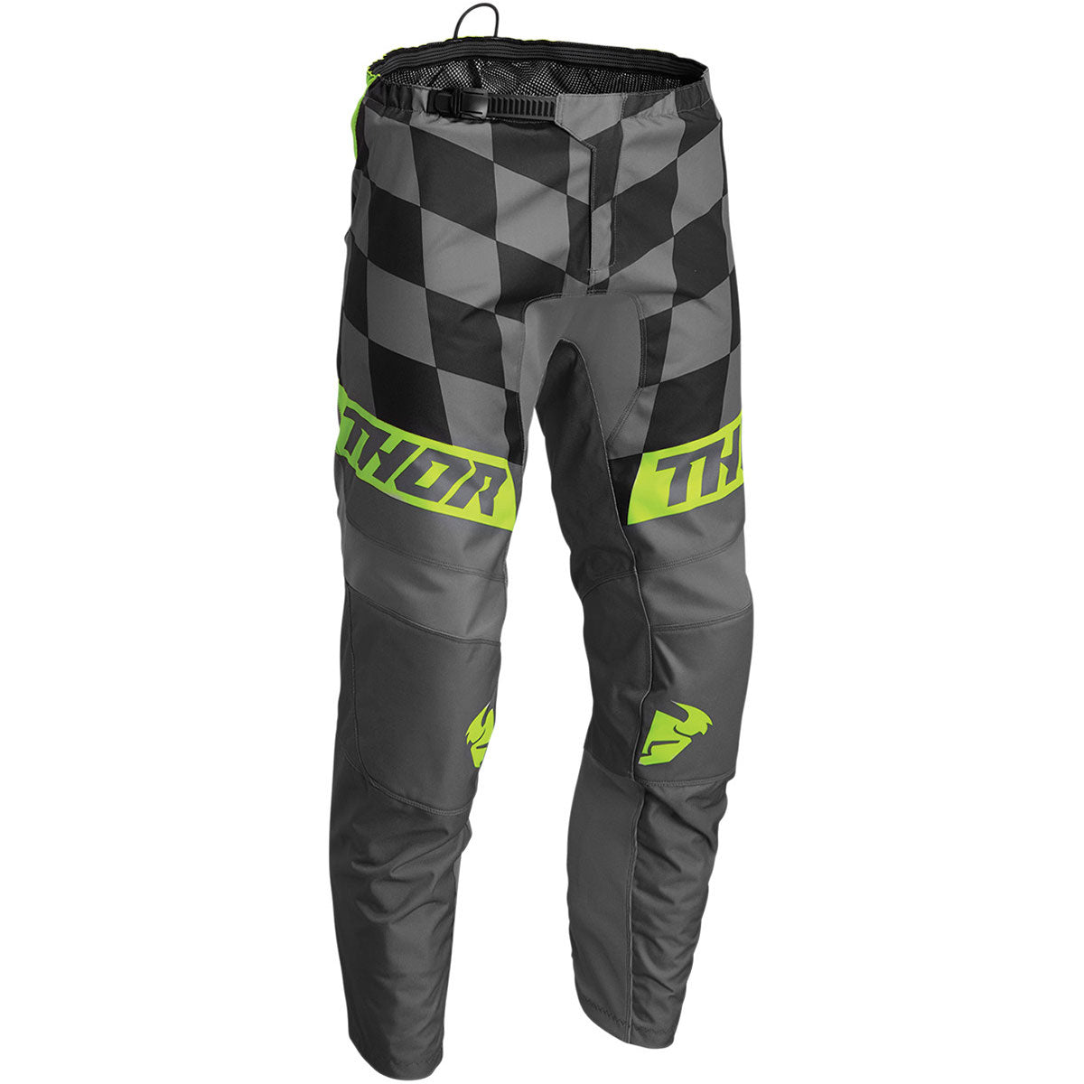 Thor Sector Birdrock Youth Textile Trousers Grey / Fluo Green