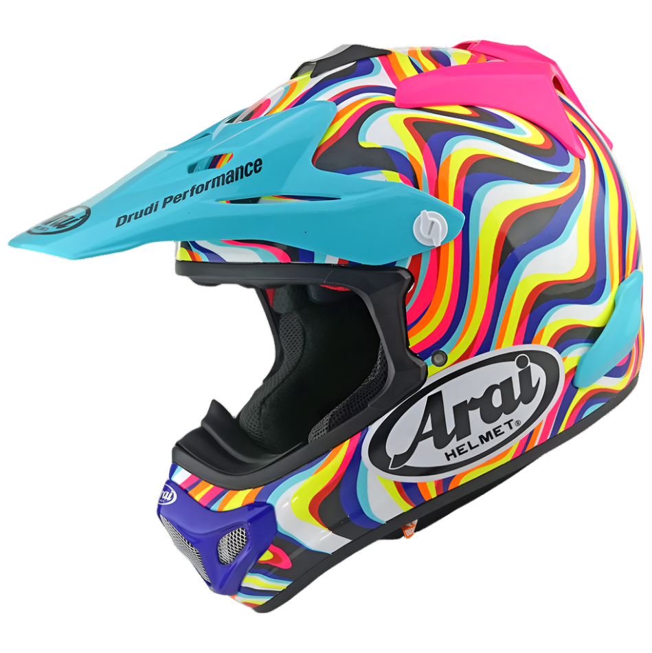 Arai MX-V Evo Stream Motocross Helmet Pink