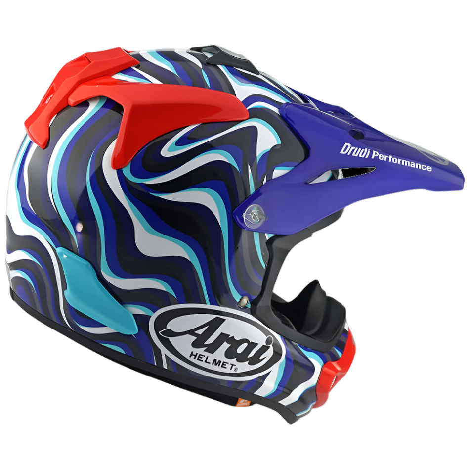 Arai MX-V Evo Stream Motocross Helmet Blue