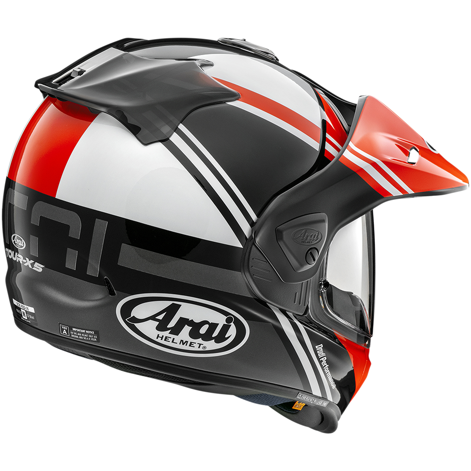 Arai Tour-X 5 Cosmic MX Helmet Red - FREE UK Shipping, FREE 365 Day Returns | Moto Central