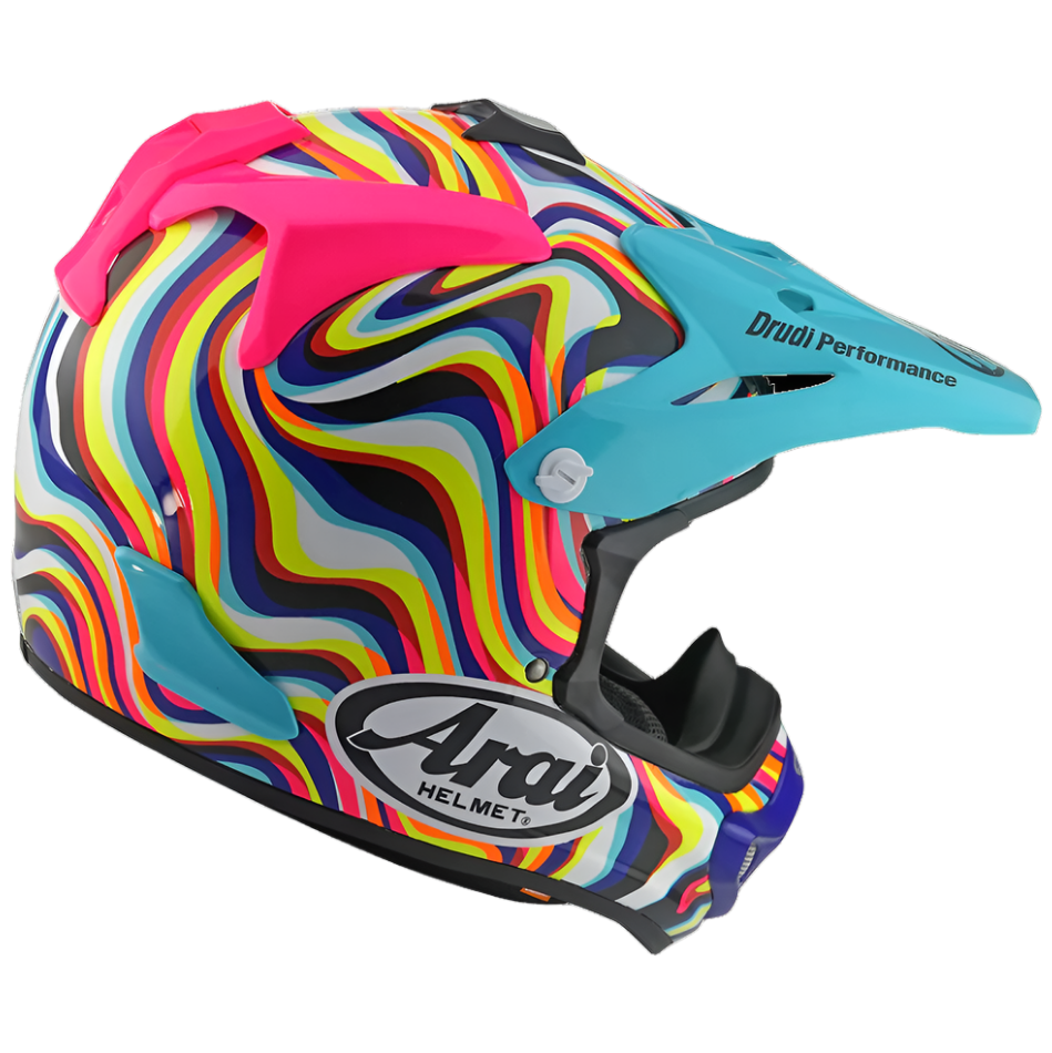 Arai MX-V Evo Stream Motocross Helmet Pink - FREE UK Shipping, FREE 365 Day Returns | Moto Central