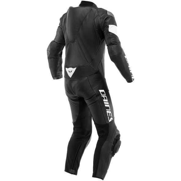 Dainese Tosa One Piece Perforated Leather Suit Black / White