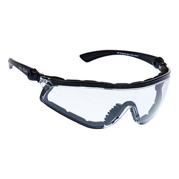 Ugly Fish RS5959+PS Flare Safety Sunglasses Matt Black / Clear