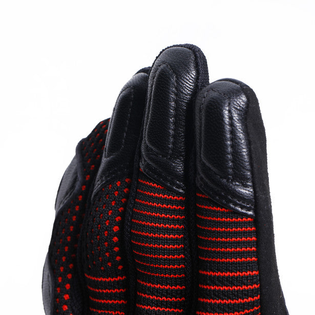 Dainese Unruly Ergo-Tek Textile Gloves Black / Red