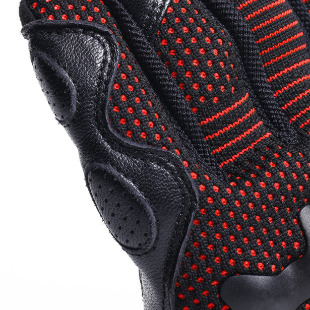 Dainese Unruly Ergo-Tek Textile Gloves Black / Red