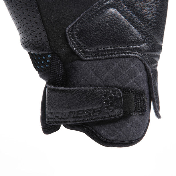 Dainese Unruly Ergo-Tek Ladies Textile Gloves Ocean Depth / Black