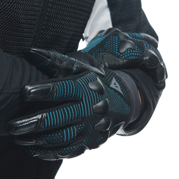 Dainese Unruly Ergo-Tek Ladies Textile Gloves Ocean Depth / Black