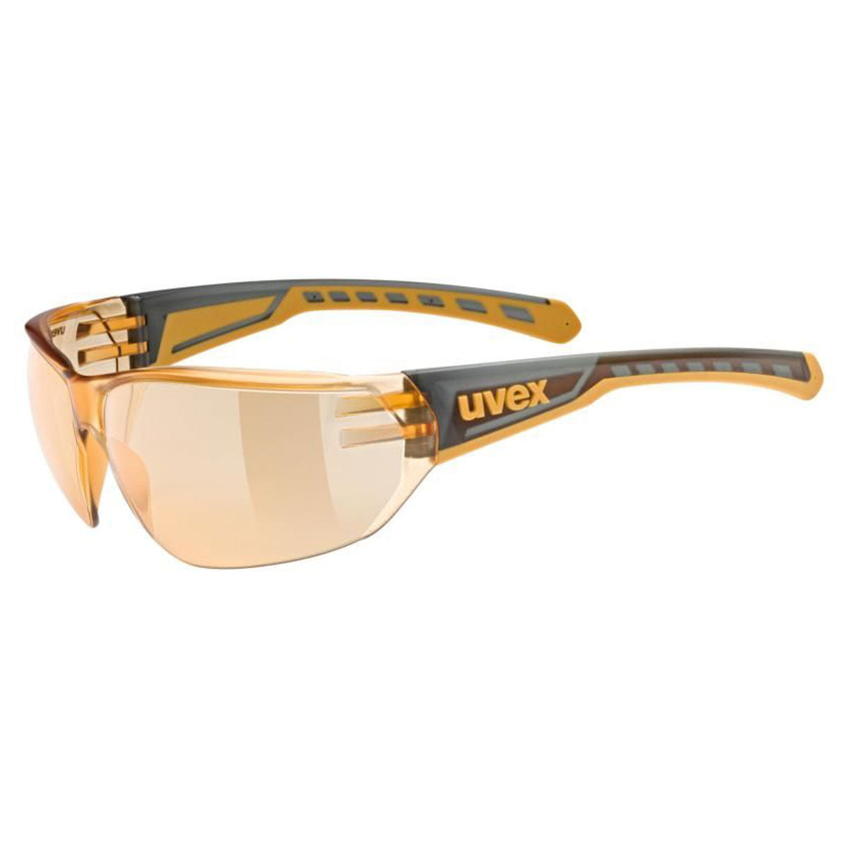 Uvex Equate Sunglasses Smoke With Orange Lenses - FREE UK Shipping, FREE 365 Day Returns | Moto Central