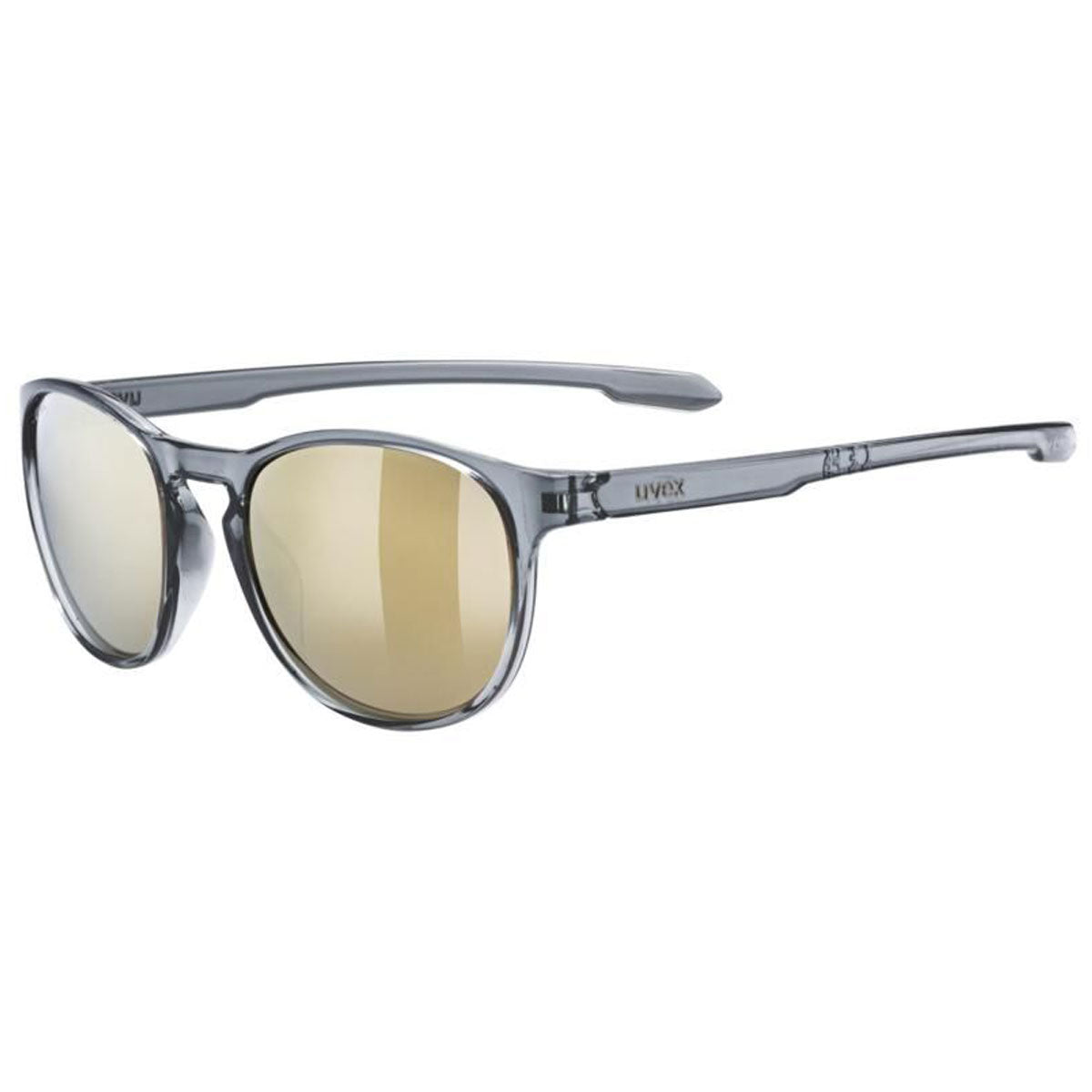 Uvex LGL 53 Sunglasses Smoke With Mirror Gold Lenses  - FREE UK Shipping, FREE 365 Day Returns | Moto Central