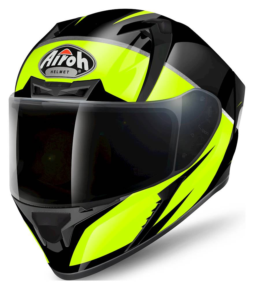 Airoh Valor Full Face Helmet Eclipse Gloss Yellow