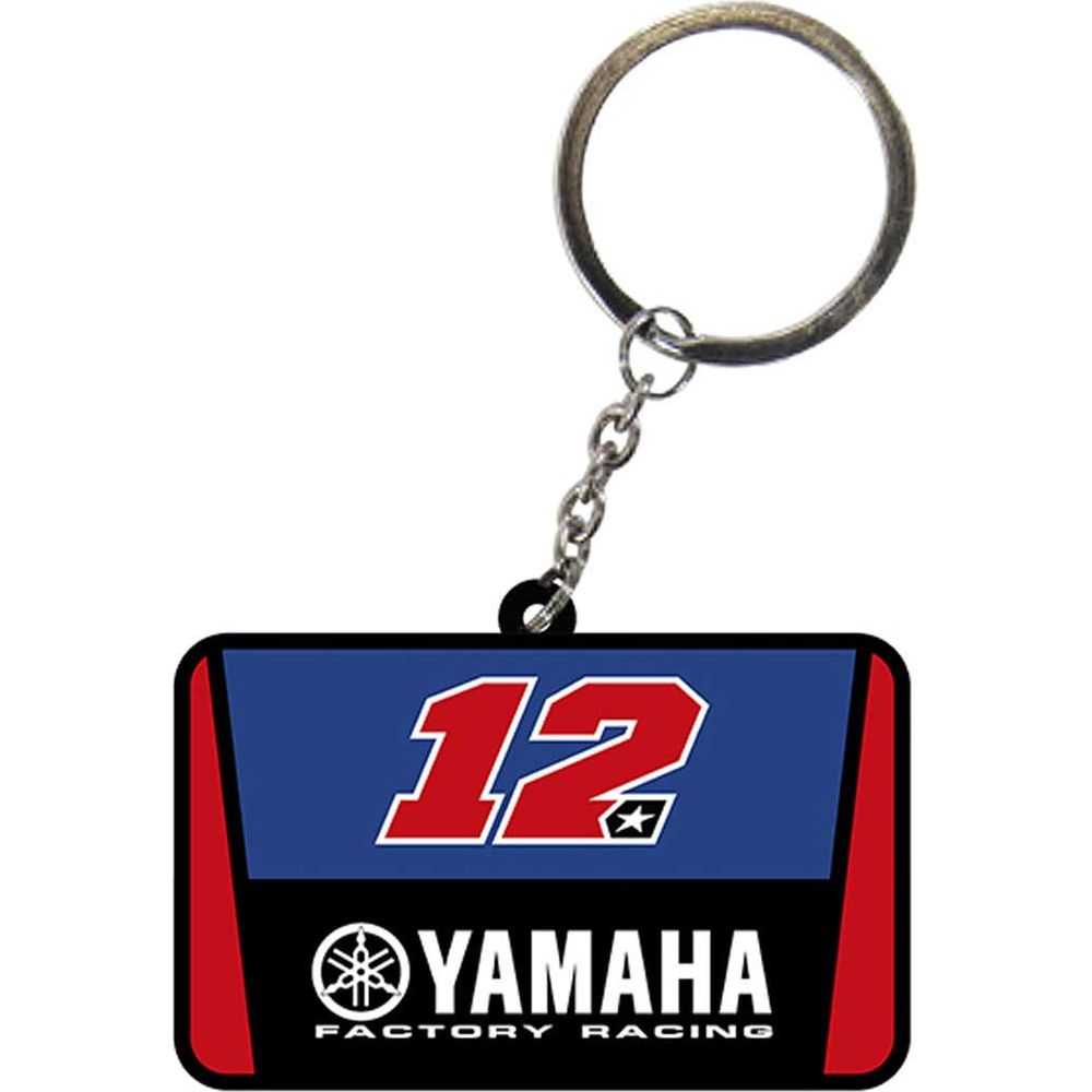 VR46 Vinales Yamaha Key Ring Blue / Black / Red