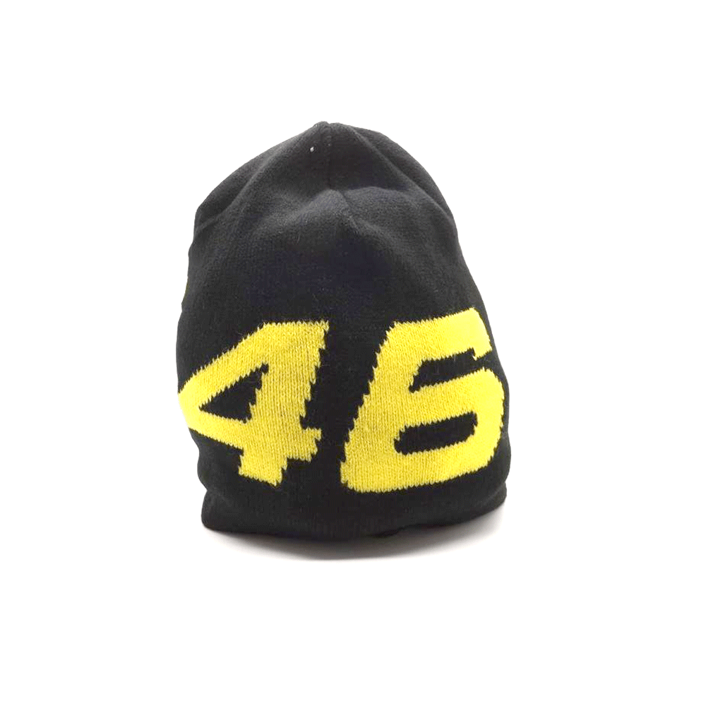 VR46 Beanie Rossi 46 Black