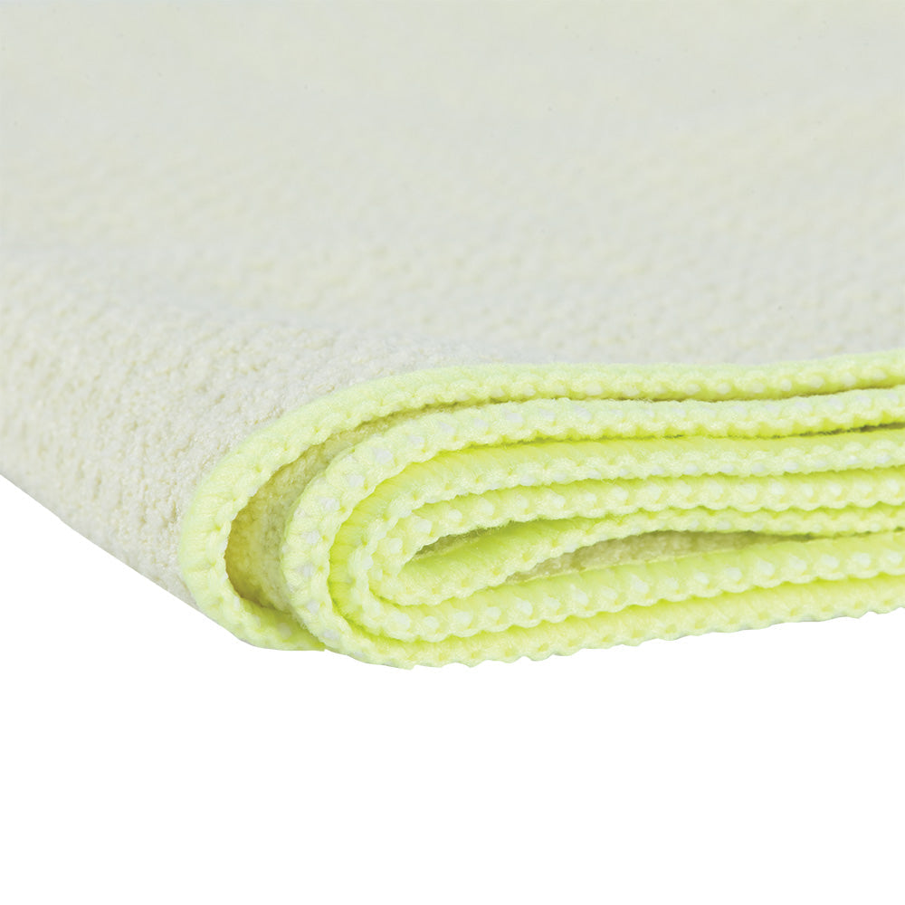 Oxford Waffle Drying Towel Yellow - 80 x 40cm - FREE UK Shipping, FREE 365 Day Returns | Moto Central