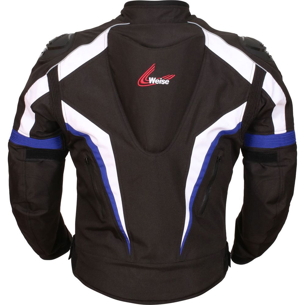 Weise Ascari Textile Jacket Black / Blue  - FREE UK Shipping, FREE 365 Day Returns | Moto Central