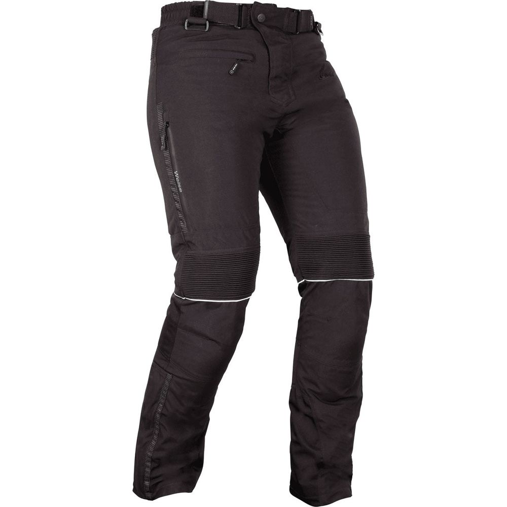 Weise Atlas Textile Trouser Black - FREE UK Shipping, FREE 365 Day Returns | Moto Central