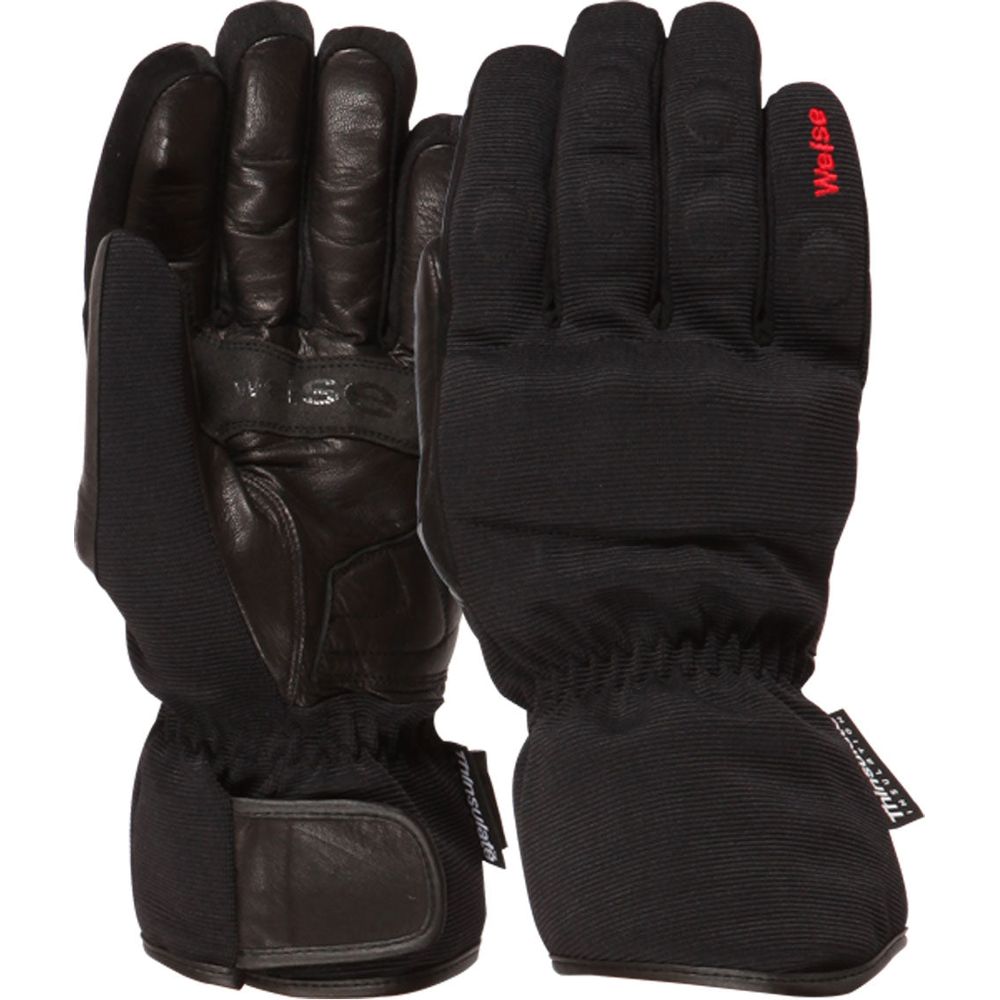 Weise Bergen Textile Gloves Black