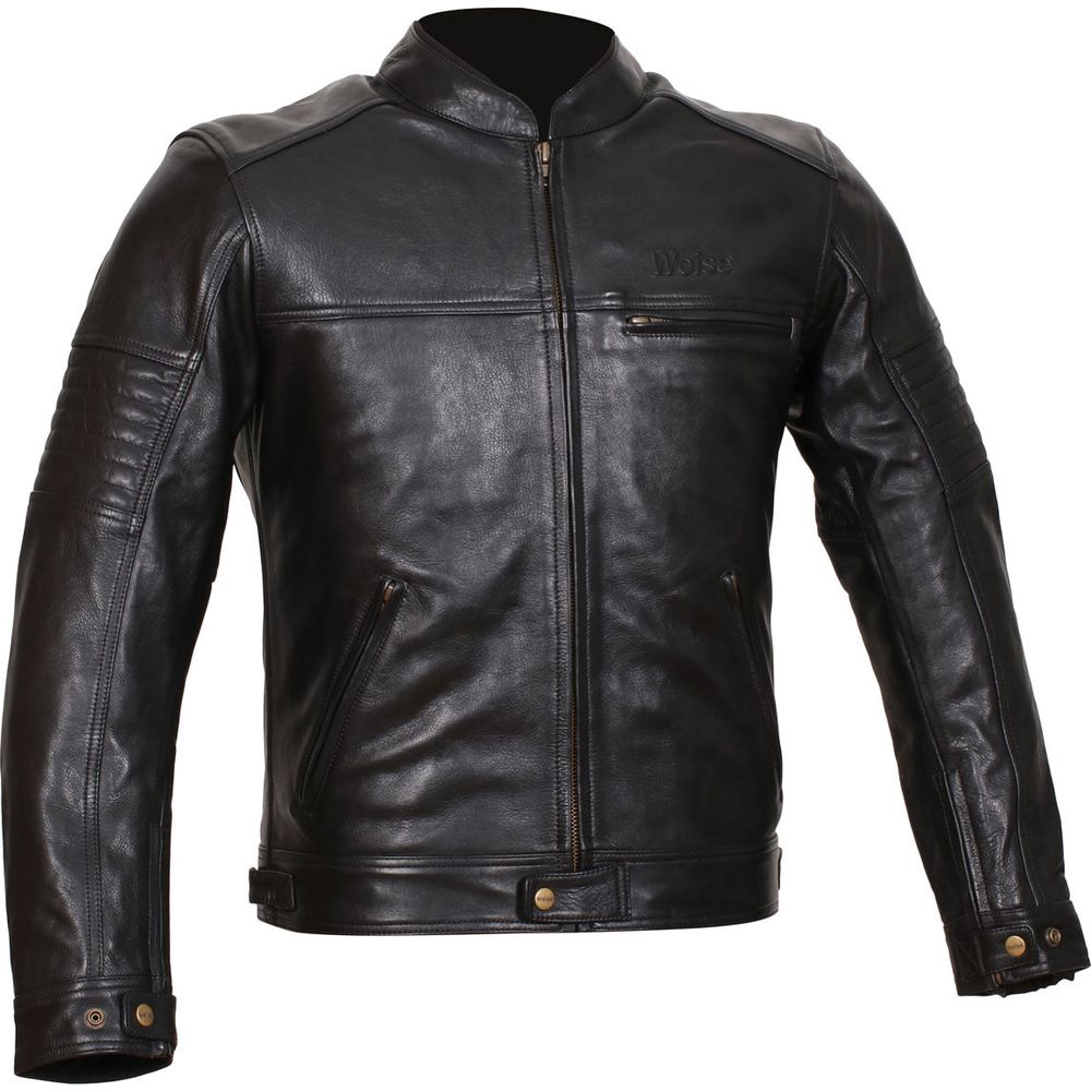 Weise Cabot Leather Jacket Black