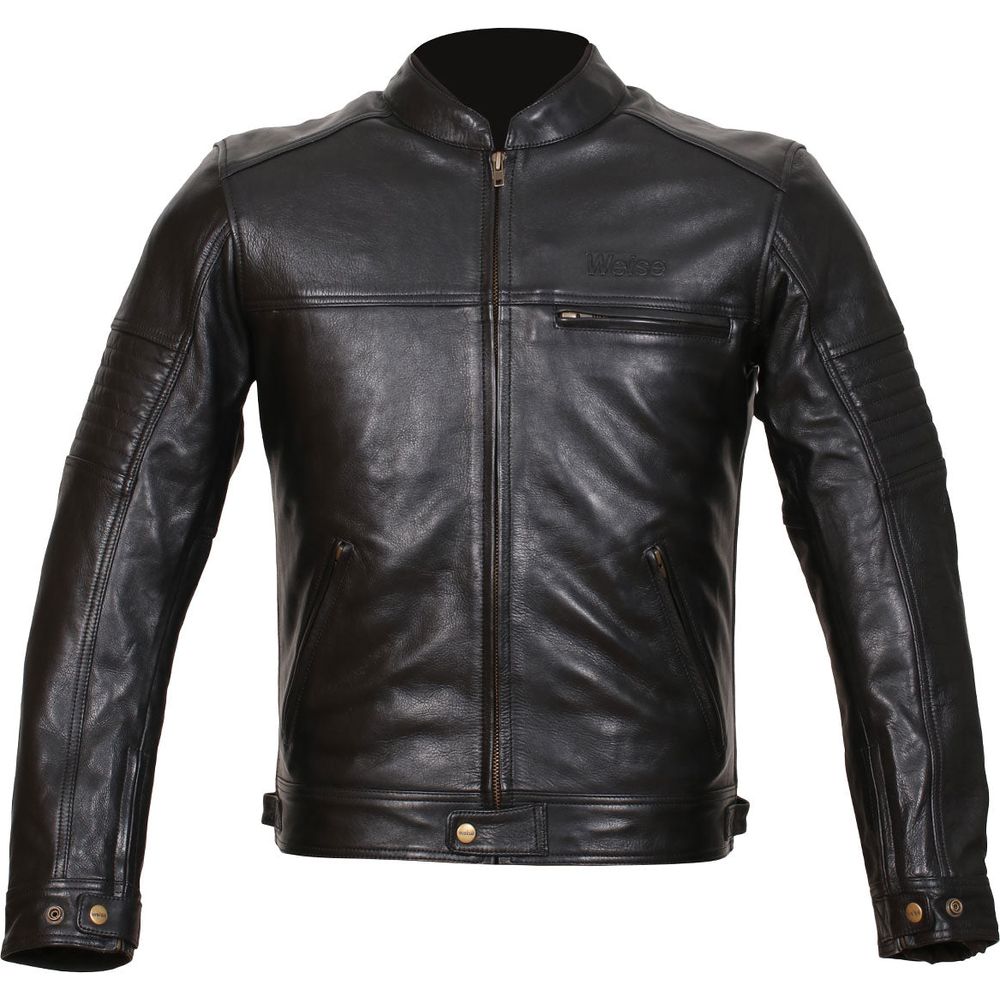 Weise Cabot Leather Jacket Black