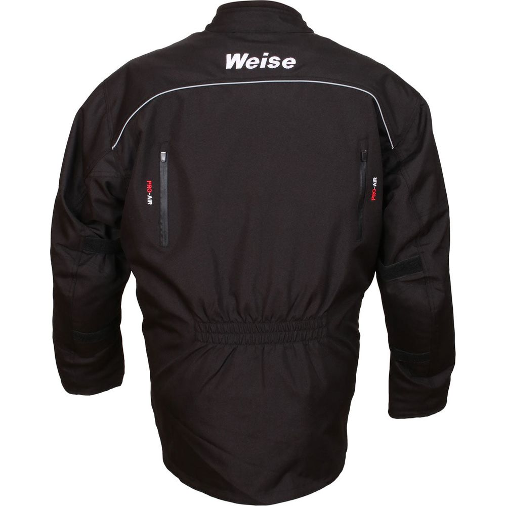 Weise Core Plus Textile Jacket Black  - FREE UK Shipping, FREE 365 Day Returns | Moto Central