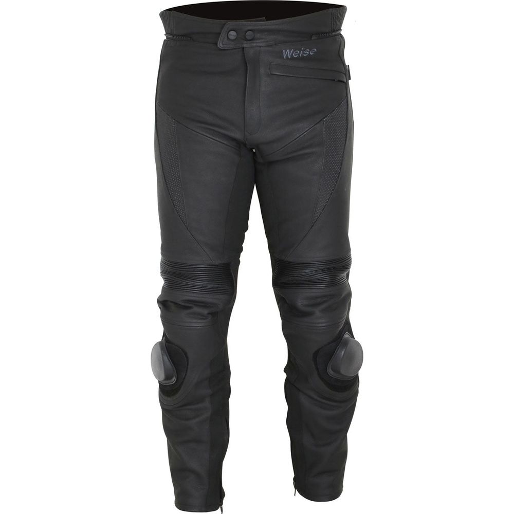 Weise Corsa RS Leather Trouser Black - FREE UK Shipping, FREE 365 Day Returns | Moto Central