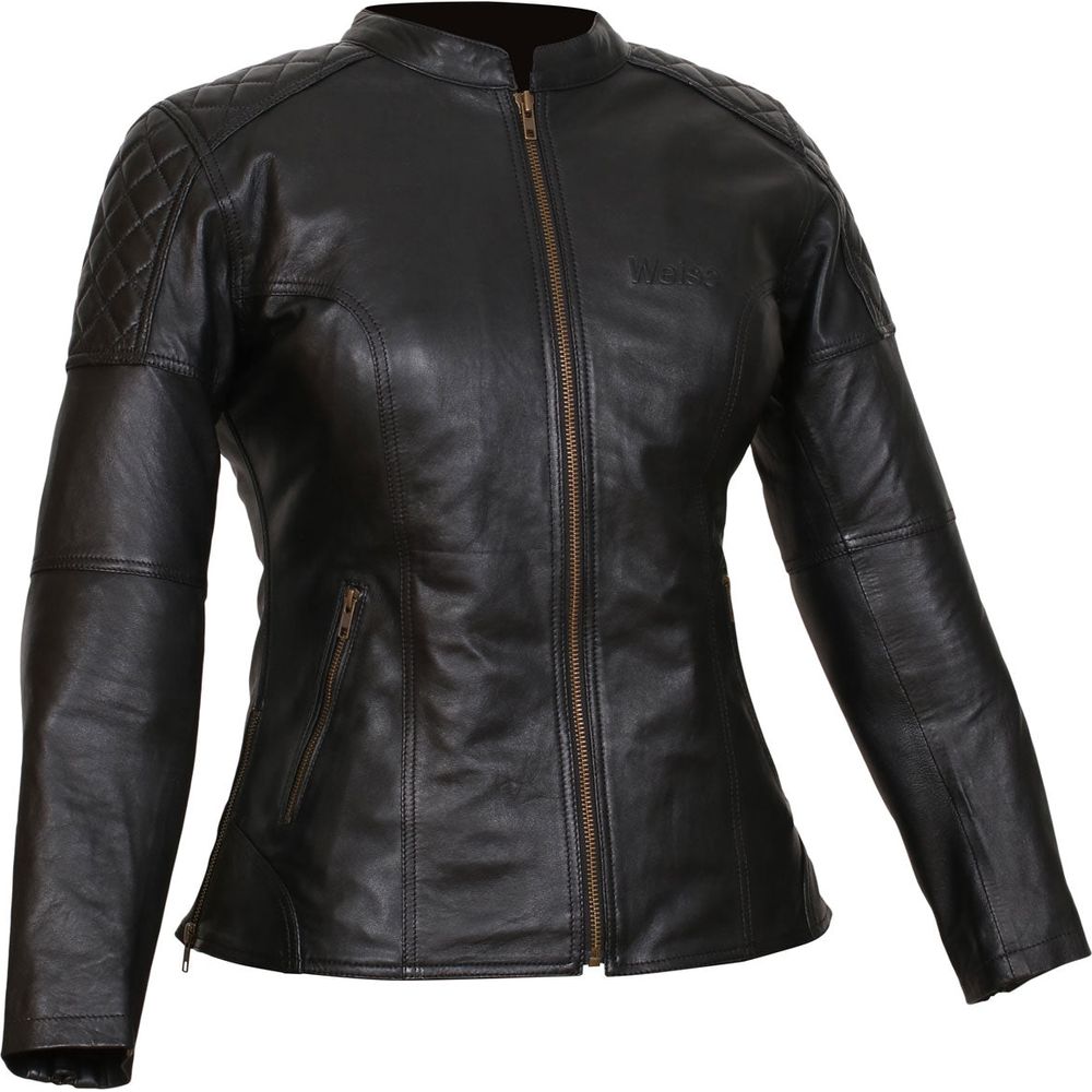 Weise Earhart Ladies Leather Jacket Black