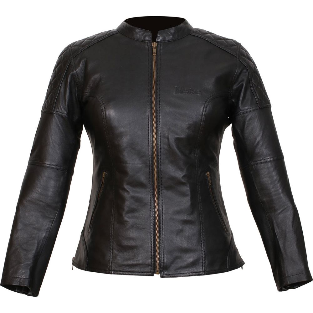 Weise Earhart Ladies Leather Jacket Black