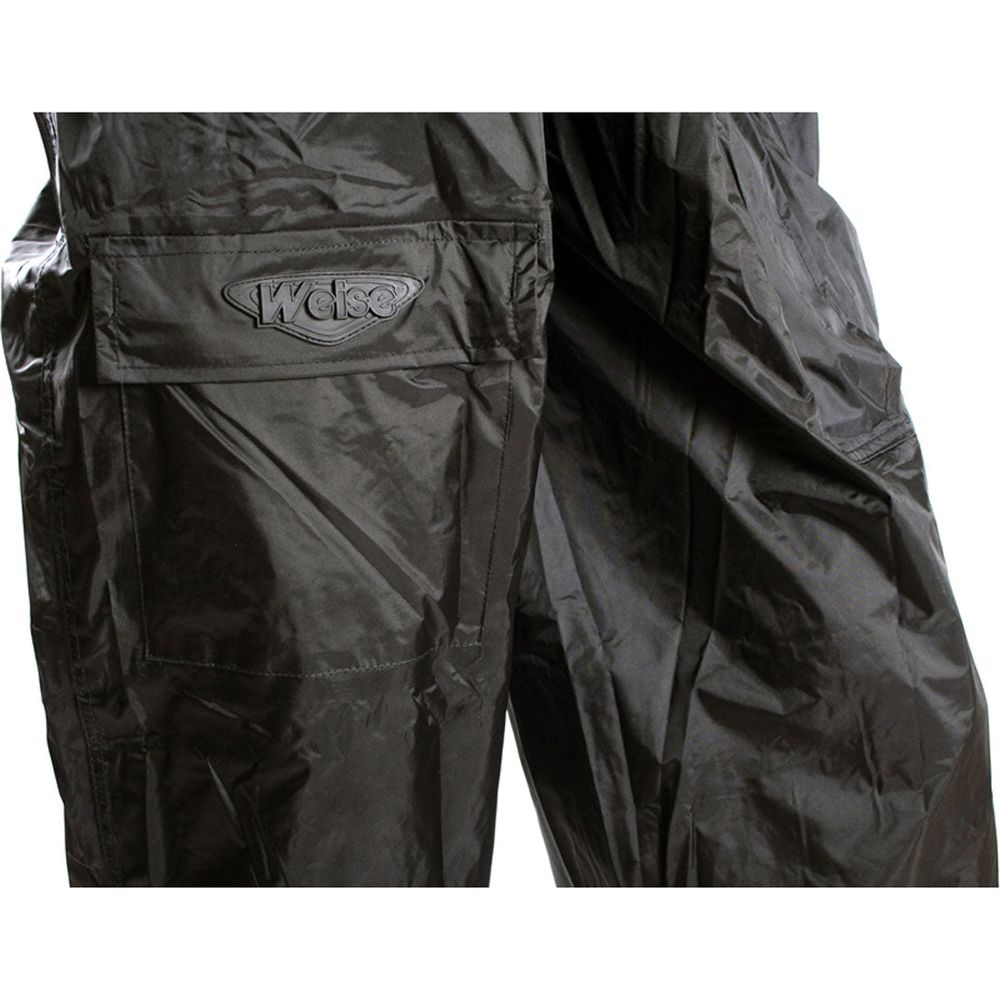 Weise Economy One Piece Rain Oversuit Black  - FREE UK Shipping, FREE 365 Day Returns | Moto Central