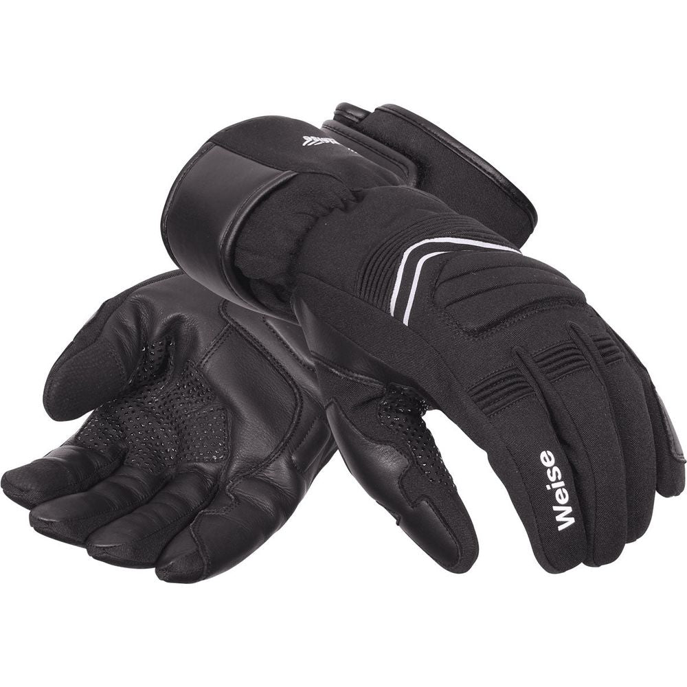 Weise Fjord Textile Gloves Black - FREE UK Shipping, FREE 365 Day Returns | Moto Central