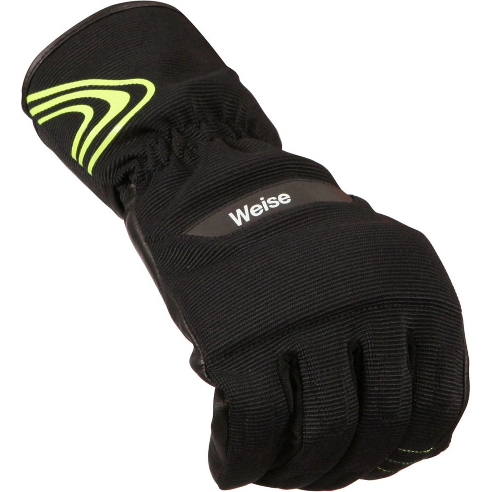 Weise Malmo Textile Gloves Black - FREE UK Shipping, FREE 365 Day Returns | Moto Central