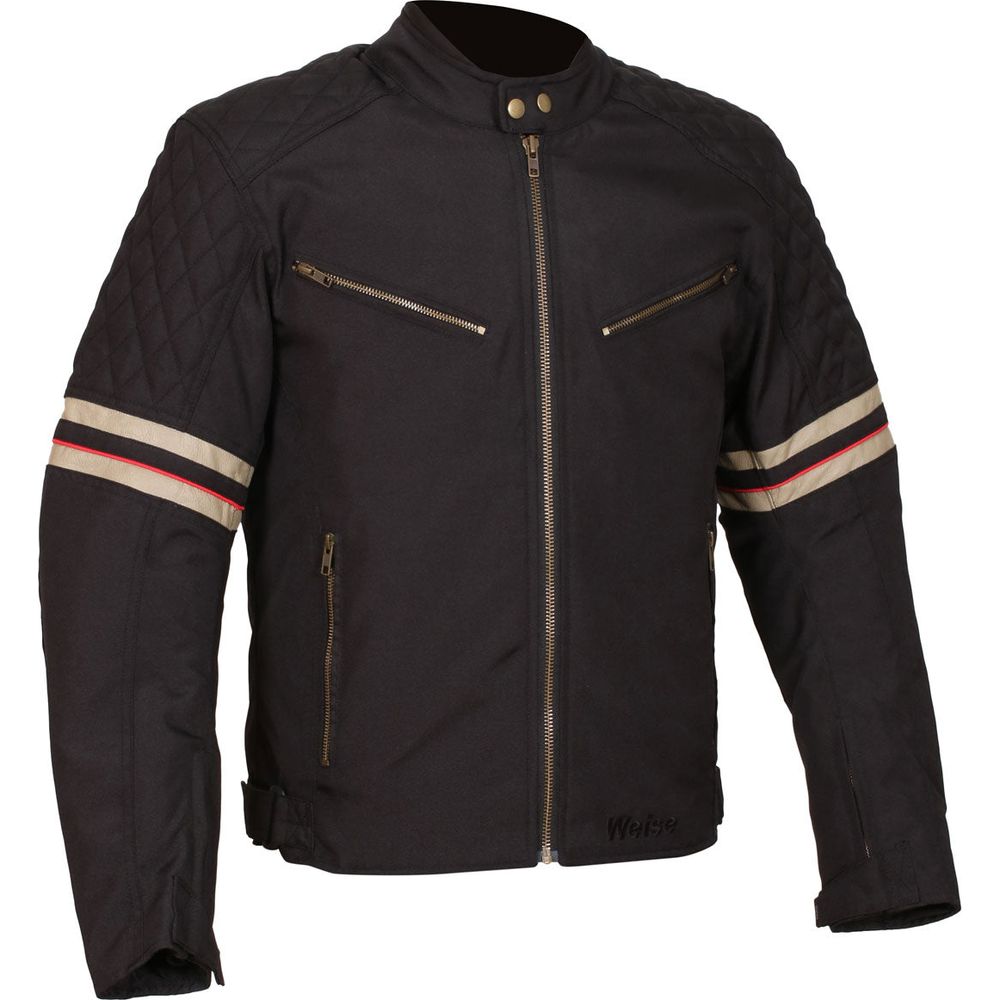 Weise Michigan Textile Jacket Black  - FREE UK Shipping, FREE 365 Day Returns | Moto Central