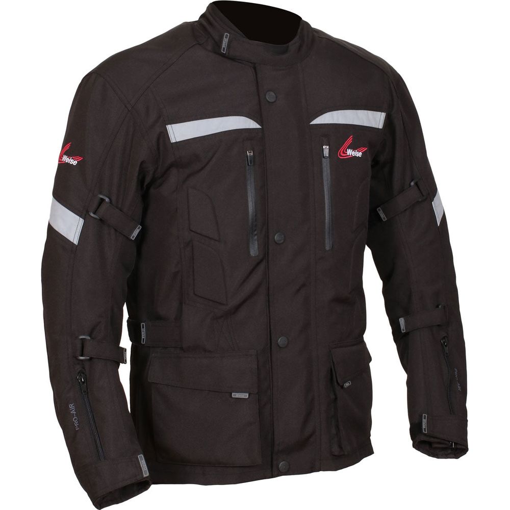 Weise NLA Munich Textile Jacket Black  - FREE UK Shipping, FREE 365 Day Returns | Moto Central