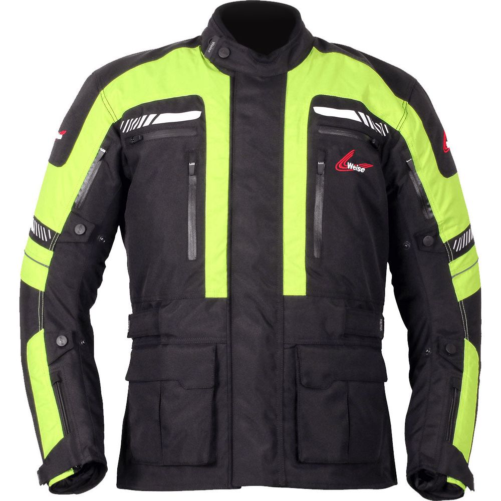 Weise Ottawa Textile Jacket Black / Neon Yellow