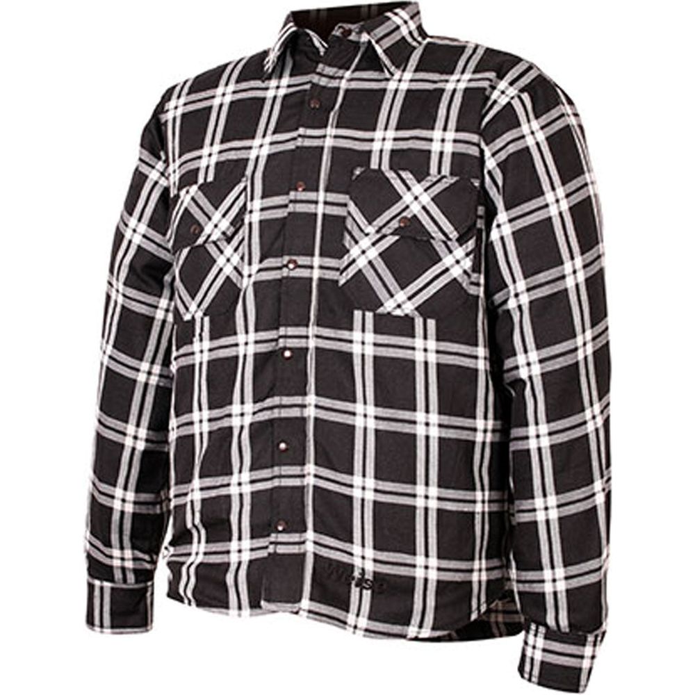 Weise Redwood Shirt Black / White - FREE UK Shipping, FREE 365 Day Returns | Moto Central