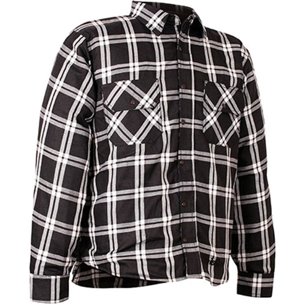 Weise Redwood Shirt Black / White - FREE UK Shipping, FREE 365 Day Returns | Moto Central