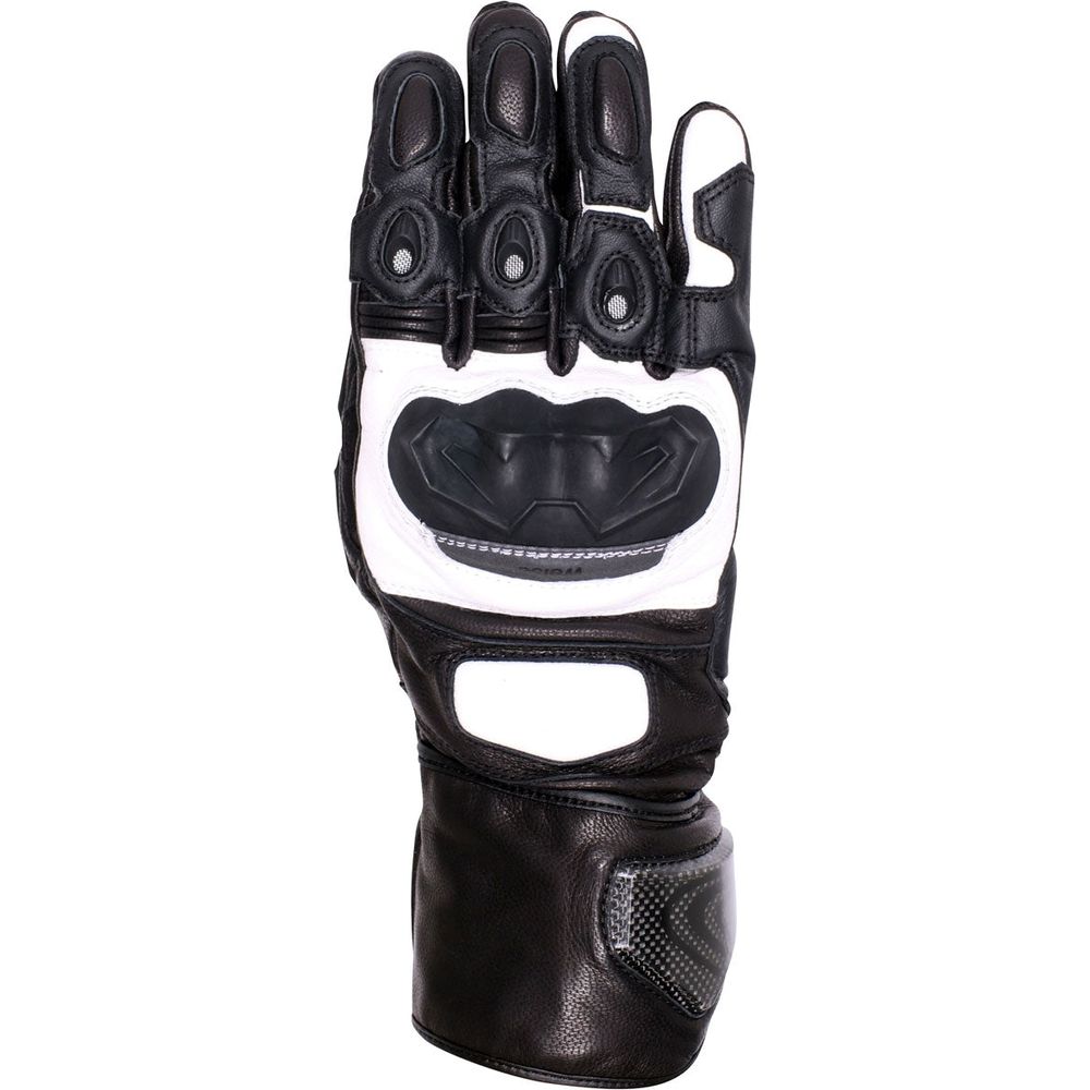 Weise Rennen Leather Gloves Black / White