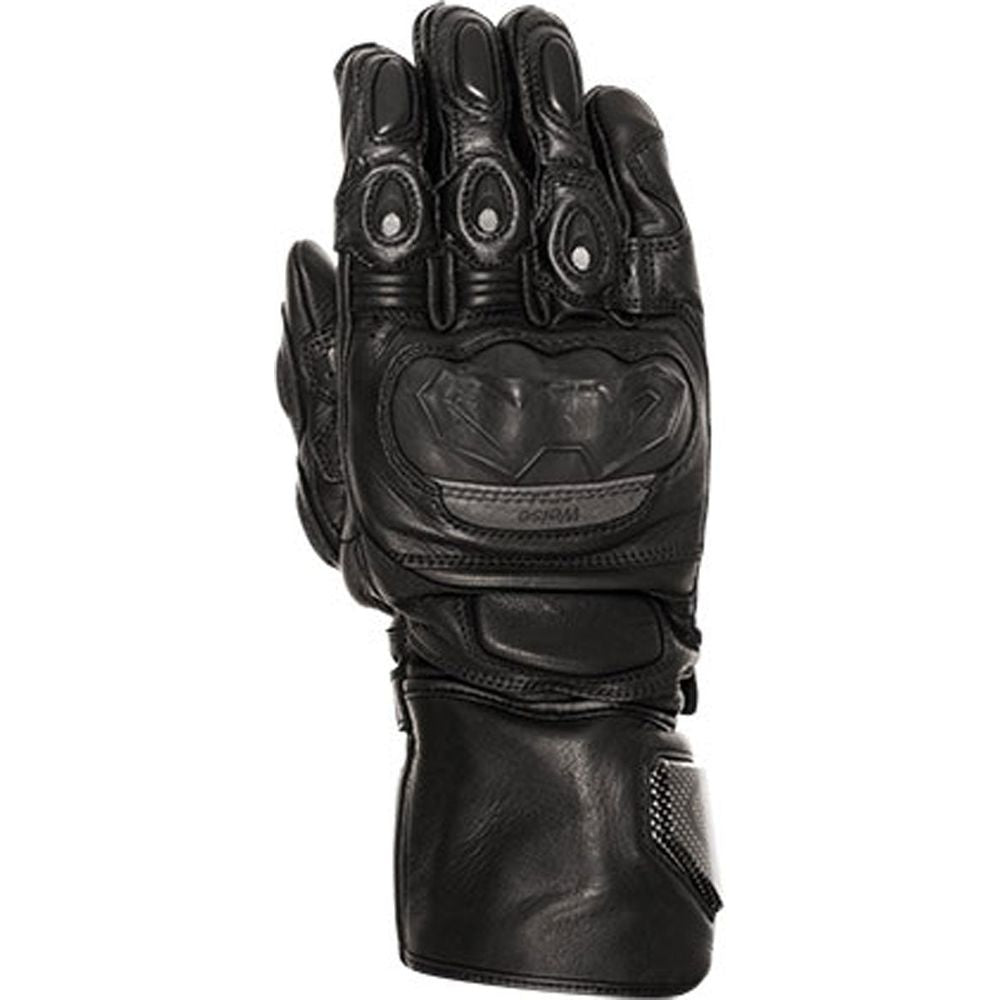 Weise Rennen Leather Gloves Black