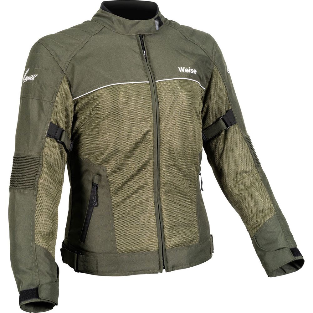 Weise Scout Ladies Textile Jacket Green  - FREE UK Shipping, FREE 365 Day Returns | Moto Central