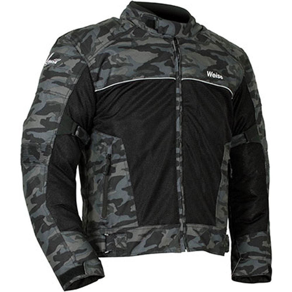 Weise Scout Textile Jacket Camo  - FREE UK Shipping, FREE 365 Day Returns | Moto Central