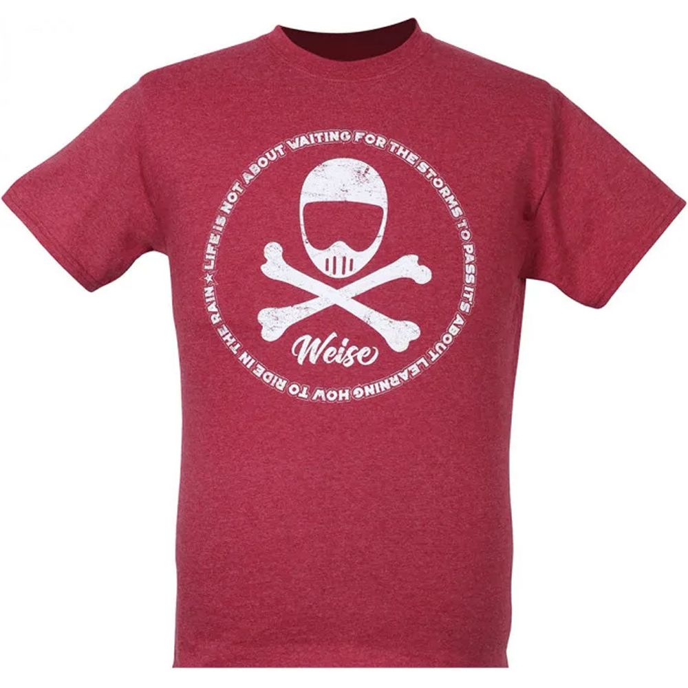 Weise Skull T-Shirt Cardinal Red